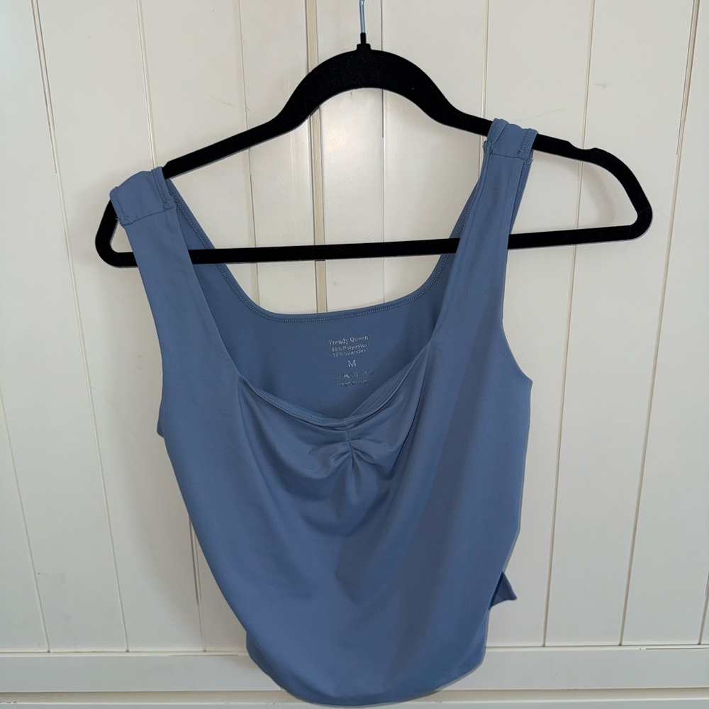 Blue Sleeveless Top